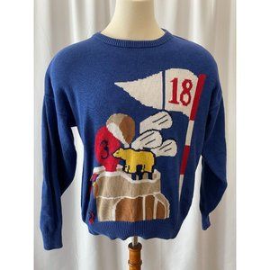 Vintage Golden Bear Golf Men's Sweater Size XL AWESOME!!!